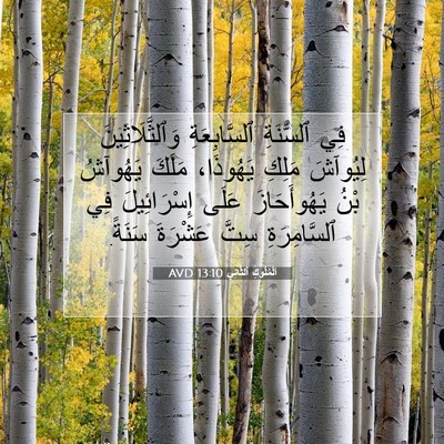 Picture 07 - اَلْمُلُوكِ ٱلثَّانِي 13:10 AVD - فِي ٱلسَّنَةِ - Bible Verse Picture