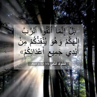 Picture 07 - اَلْمُلُوكِ ٱلثَّانِي 17:39 AVD - بَلْ إِنَّمَا ٱتَّقُوا - Bible Verse Picture