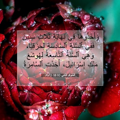 Picture 07 - اَلْمُلُوكِ ٱلثَّانِي 18:10 AVD - وَأَخَذُوهَا فِي - Bible Verse Picture