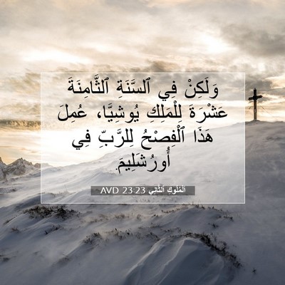 Picture 07 - اَلْمُلُوكِ ٱلثَّانِي 23:23 AVD - وَلَكِنْ فِي ٱلسَّنَةِ - Bible Verse Picture