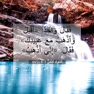 Picture 07 - اَلْمُلُوكِ ٱلثَّانِي 6:3 AVD - فَقَالَ وَاحِدٌ: «ٱقْبَلْ - Bible Verse Picture