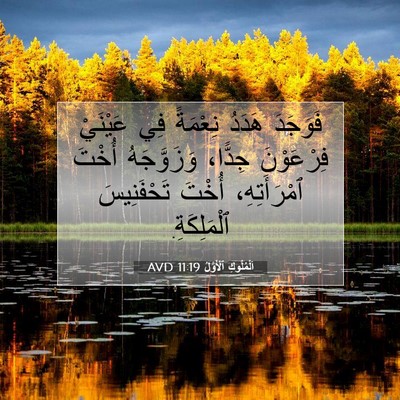 Picture 07 - اَلْمُلُوكِ ٱلْأَوَّلُ 11:19 AVD - فَوَجَدَ هَدَدُ نِعْمَةً - Bible Verse Picture