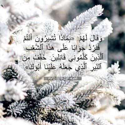 Picture 07 - اَلْمُلُوكِ ٱلْأَوَّلُ 12:9 AVD - وَقَالَ لَهُمْ: «بِمَاذَا - Bible Verse Picture
