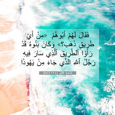 Picture 07 - اَلْمُلُوكِ ٱلْأَوَّلُ 13:12 AVD - فَقَالَ لَهُمْ أَبُوهُمْ: - Bible Verse Picture
