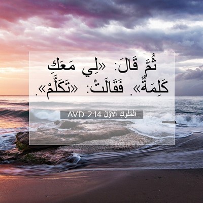 Picture 07 - اَلْمُلُوكِ ٱلْأَوَّلُ 2:14 AVD - ثُمَّ قَالَ: «لِي مَعَكِ - Bible Verse Picture