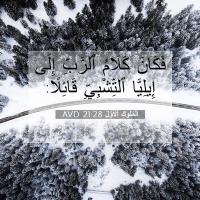 Picture 07 - اَلْمُلُوكِ ٱلْأَوَّلُ 21:28 AVD - فَكَانَ كَلَامُ ٱلرَّبِّ - Bible Verse Picture