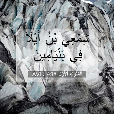 Picture 07 - اَلْمُلُوكِ ٱلْأَوَّلُ 4:18 AVD - شِمْعِي بْنُ أَيْلَاَ فِي - Bible Verse Picture