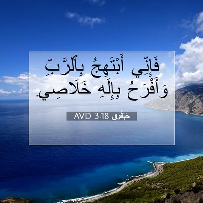 Picture 07 - حَبَقُّوق 3:18 AVD - فَإِنِّي أَبْتَهِجُ - Bible Verse Picture