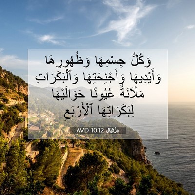 Picture 07 - حِزْقِيَال 10:12 AVD - وَكُلُّ جِسْمِهَا - Bible Verse Picture
