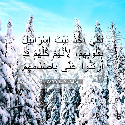 Picture 07 - حِزْقِيَال 14:5 AVD - لِكَيْ آخُذَ بَيْتَ - Bible Verse Picture