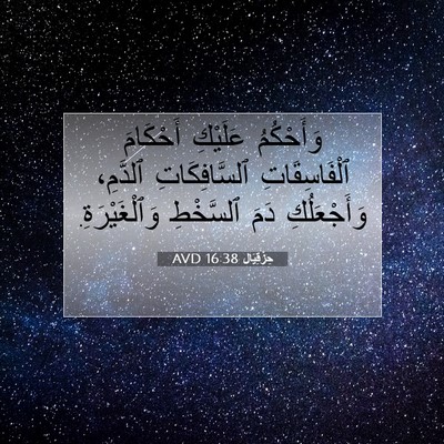 Picture 07 - حِزْقِيَال 16:38 AVD - وَأَحْكُمُ عَلَيْكِ - Bible Verse Picture