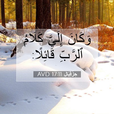Picture 07 - حِزْقِيَال 17:11 AVD - وَكَانَ إِلَيَّ كَلَامُ - Bible Verse Picture