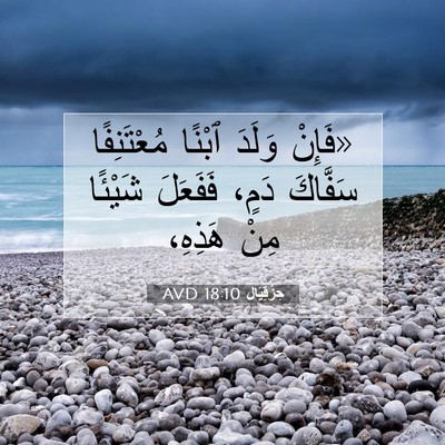 Picture 07 - حِزْقِيَال 18:10 AVD - «فَإِنْ وَلَدَ ٱبْنًا - Bible Verse Picture