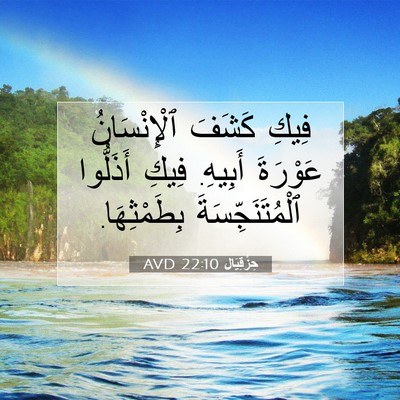 Picture 07 - حِزْقِيَال 22:10 AVD - فِيكِ كَشَفَ ٱلْإِنْسَانُ - Bible Verse Picture