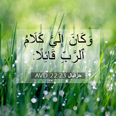Picture 07 - حِزْقِيَال 22:23 AVD - وَكَانَ إِلَيَّ كَلَامُ - Bible Verse Picture