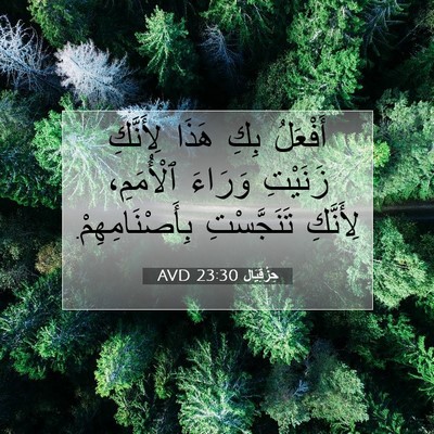 Picture 07 - حِزْقِيَال 23:30 AVD - أَفْعَلُ بِكِ هَذَا - Bible Verse Picture