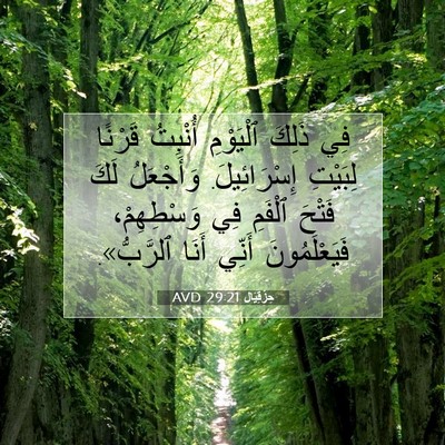 Picture 07 - حِزْقِيَال 29:21 AVD - فِي ذَلِكَ ٱلْيَوْمِ - Bible Verse Picture
