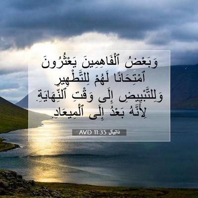 Picture 07 - دَانِيآل 11:35 AVD - وَبَعْضُ ٱلْفَاهِمِينَ - Bible Verse Picture