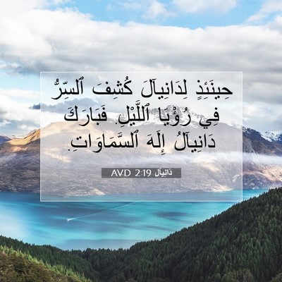 Picture 07 - دَانِيآل 2:19 AVD - حِينَئِذٍ لِدَانِيآلَ - Bible Verse Picture