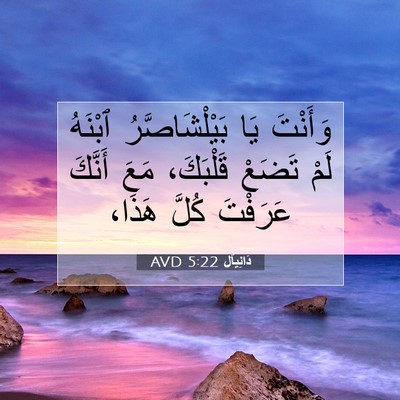 Picture 07 - دَانِيآل 5:22 AVD - وَأَنْتَ يَا - Bible Verse Picture