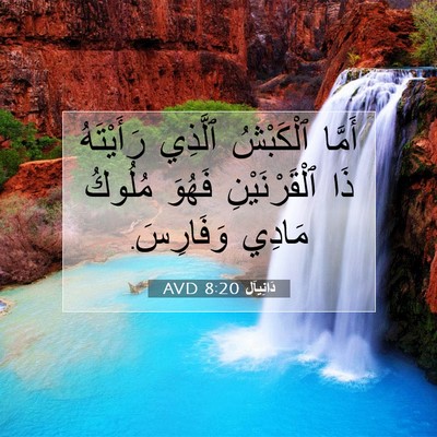 Picture 07 - دَانِيآل 8:20 AVD - أَمَّا ٱلْكَبْشُ ٱلَّذِي - Bible Verse Picture