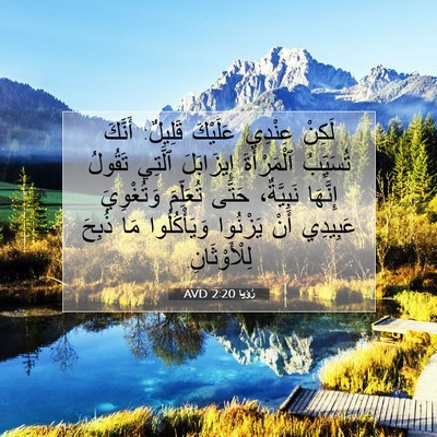 Picture 07 - رُؤيا 2:20 AVD - لَكِنْ عِنْدِي عَلَيْكَ - Bible Verse Picture