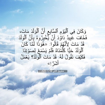 Picture 07 - صَمُوئِيلَ ٱلثَّانِي 12:18 AVD - وَكَانَ فِي ٱلْيَوْمِ - Bible Verse Picture