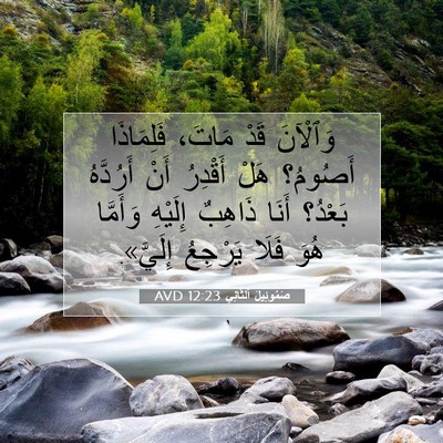 Picture 07 - صَمُوئِيلَ ٱلثَّانِي 12:23 AVD - وَٱلْآنَ قَدْ مَاتَ، - Bible Verse Picture