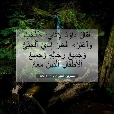 Picture 07 - صَمُوئِيلَ ٱلثَّانِي 15:22 AVD - فَقَالَ دَاوُدُ - Bible Verse Picture