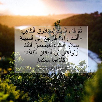 Picture 07 - صَمُوئِيلَ ٱلثَّانِي 15:27 AVD - ثُمَّ قَالَ ٱلْمَلِكُ - Bible Verse Picture