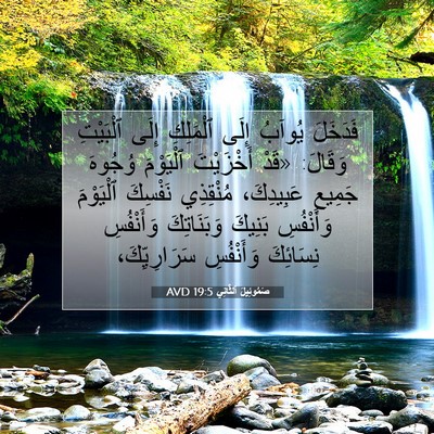 Picture 07 - صَمُوئِيلَ ٱلثَّانِي 19:5 AVD - فَدَخَلَ يُوآبُ إِلَى - Bible Verse Picture