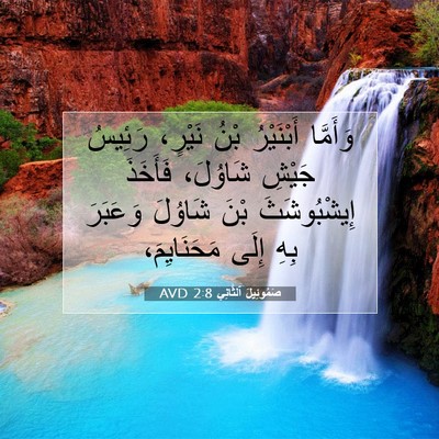 Picture 07 - صَمُوئِيلَ ٱلثَّانِي 2:8 AVD - وَأَمَّا أَبْنَيْرُ بْنُ - Bible Verse Picture