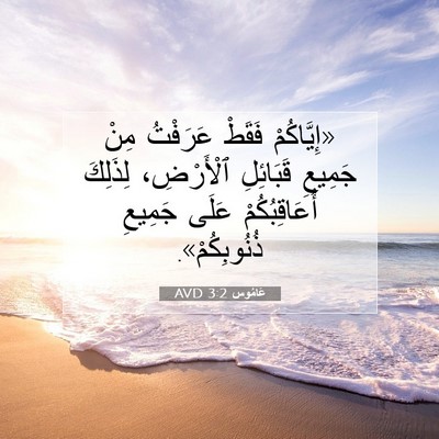 Picture 07 - عَامُوس 3:2 AVD - «إِيَّاكُمْ فَقَطْ - Bible Verse Picture