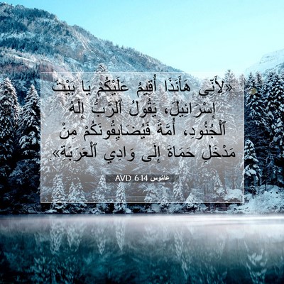 Picture 07 - عَامُوس 6:14 AVD - «لِأَنِّي هَأَنَذَا - Bible Verse Picture