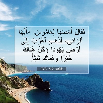 Picture 07 - عَامُوس 7:12 AVD - فَقَالَ أَمَصْيَا - Bible Verse Picture