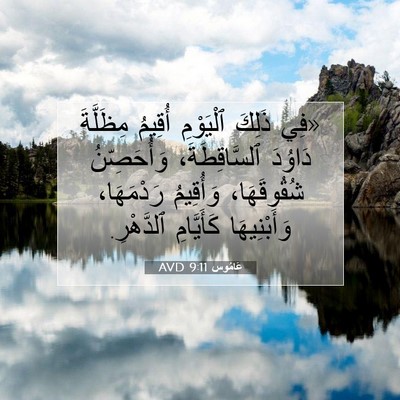 Picture 07 - عَامُوس 9:11 AVD - «فِي ذَلِكَ ٱلْيَوْمِ - Bible Verse Picture