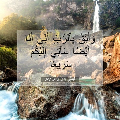 Picture 07 - فِيلِبِّي 2:24 AVD - وَأَثِقُ بِٱلرَّبِّ - Bible Verse Picture