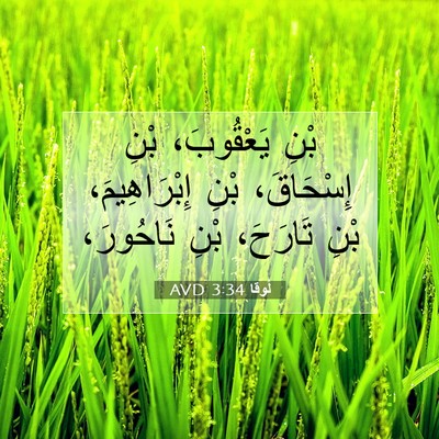 Picture 07 - لُوقا 3:34 AVD - بْنِ يَعْقُوبَ، بْنِ - Bible Verse Picture