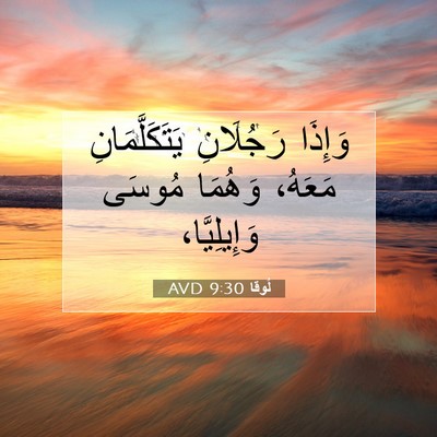 Picture 07 - لُوقا 9:30 AVD - وَإِذَا رَجُلَانِ - Bible Verse Picture