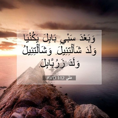 Picture 07 - مَتَّى 1:12 AVD - وَبَعْدَ سَبْيِ بَابِلَ - Bible Verse Picture