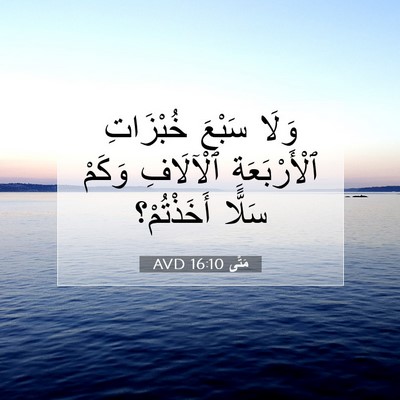 Picture 07 - مَتَّى 16:10 AVD - وَلَا سَبْعَ خُبْزَاتِ - Bible Verse Picture