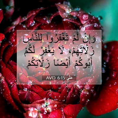 Picture 07 - مَتَّى 6:15 AVD - وَإِنْ لَمْ تَغْفِرُوا - Bible Verse Picture