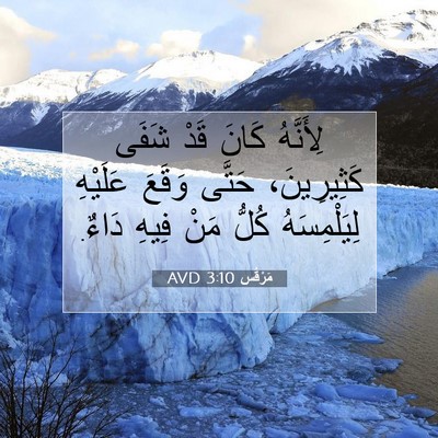 Picture 07 - مَرْقُس 3:10 AVD - لِأَنَّهُ كَانَ قَدْ شَفَى - Bible Verse Picture