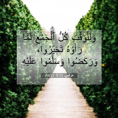 Picture 07 - مَرْقُس 9:15 AVD - وَلِلْوَقْتِ كُلُّ - Bible Verse Picture
