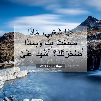 Picture 07 - مِيخَا 6:3 AVD - «يَا شَعْبِي، مَاذَا - Bible Verse Picture