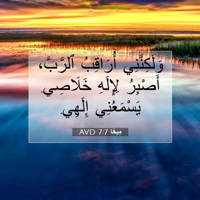 Picture 07 - مِيخَا 7:7 AVD - وَلَكِنَّنِي أُرَاقِبُ - Bible Verse Picture
