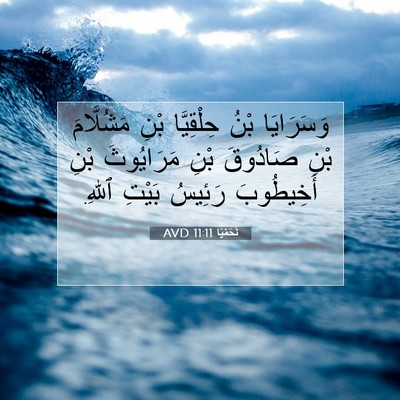 Picture 07 - نَحَمْيَا 11:11 AVD - وَسَرَايَا بْنُ - Bible Verse Picture