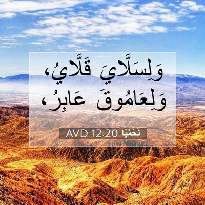 Picture 07 - نَحَمْيَا 12:20 AVD - وَلِسَلَّايَ قَلَّايُ، - Bible Verse Picture