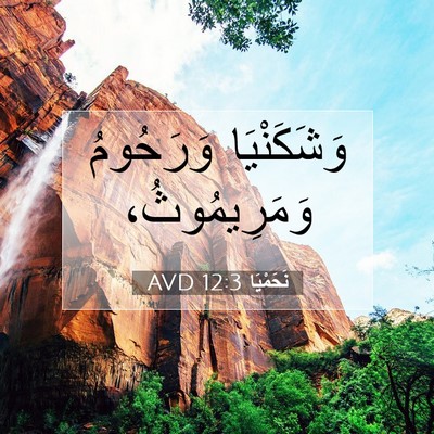 Picture 07 - نَحَمْيَا 12:3 AVD - وَشَكَنْيَا وَرَحُومُ - Bible Verse Picture