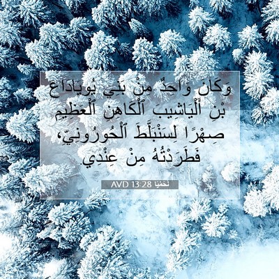 Picture 07 - نَحَمْيَا 13:28 AVD - وَكَانَ وَاحِدٌ مِنْ بَنِي - Bible Verse Picture